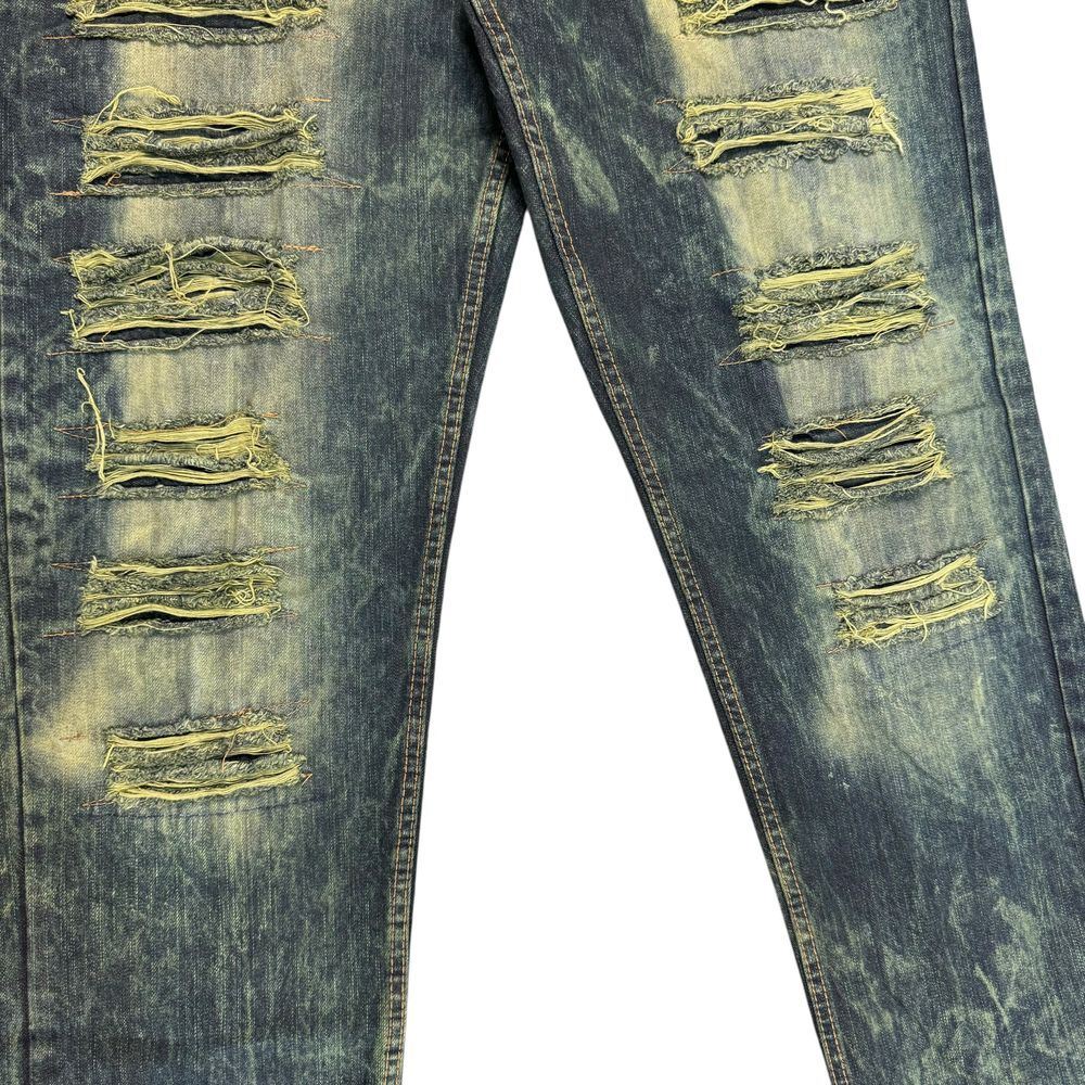 Vintage Southpole‎ Jeans Mens 40x32 Y2K Distressed Acid Vintage Skater Baggy - Picture 3 of 11